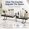 No-Drill Over-Faucet Bathroom Organizer: Get Your Counter Back