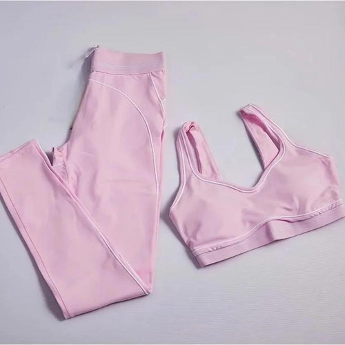 Sports Bra and Leggings Set