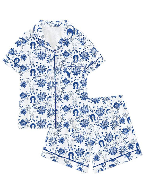 Bob's Cute Happy Burger Pajama Set