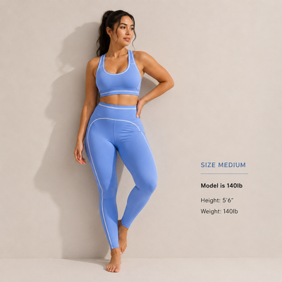 Sports Bra and Leggings Set