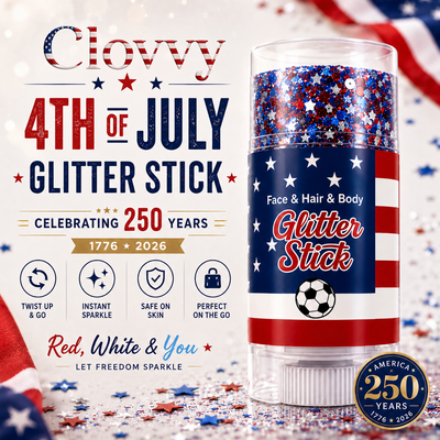 4th Of July Star Glitter Stick