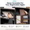 Car Registration & Insurance Holder: Traffic Stop Ready