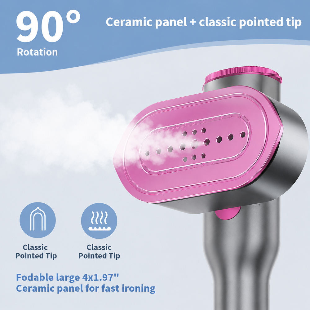 Heats in 5 Seconds. Wrinkles Gone in One Glide.