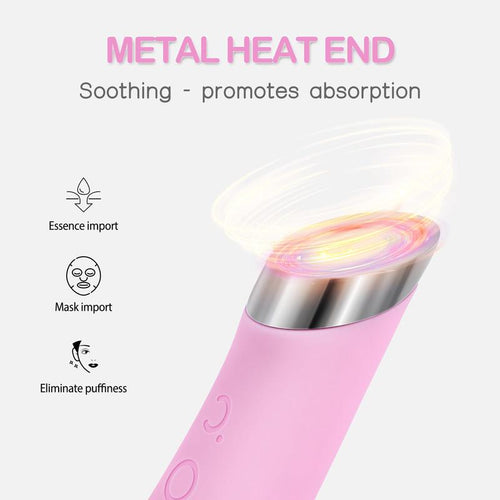 Heated Facial Cleansing Brush: Sonic Deep-Clean + Heated Massage