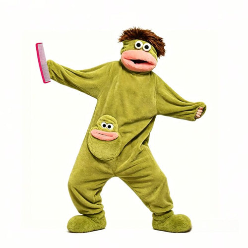 Big Mouth Monster Onesie - Cozy Hooded Loungewear