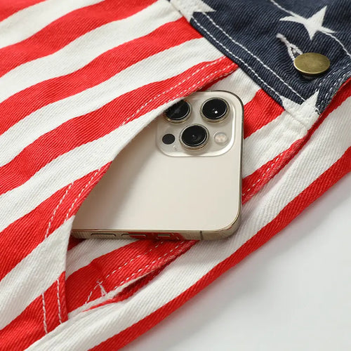4th of July 250th Anniversary American Flag Overalls