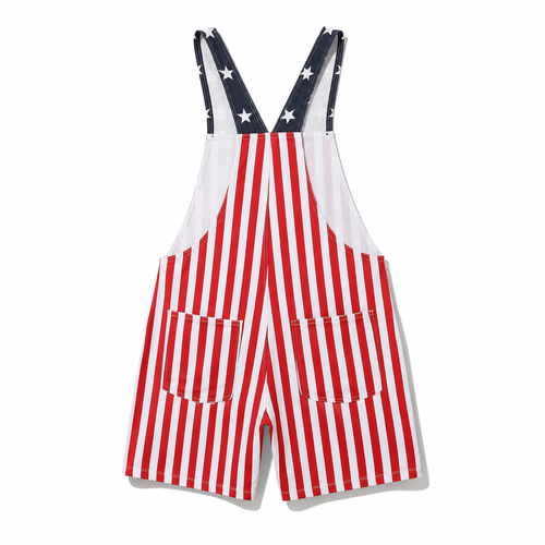 4th of July 250th Anniversary American Flag Overalls