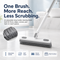 Tub & Tile Scrub Brush: Scrub and Squeegee Without Leaning In