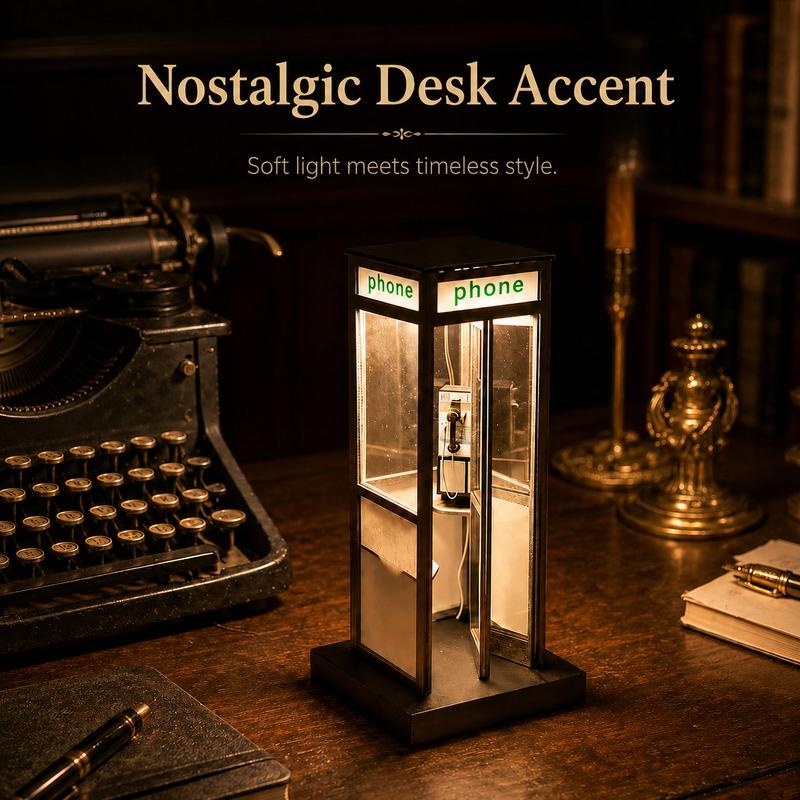 Compact 8.5 Inches, Fits Any Nightstand or Shelf