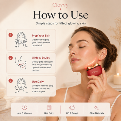 Clovvy Heated Red Light Face Sculptor
