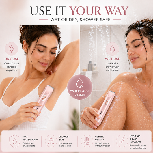 Clovvy 2 in 1 Trimmer & Shaver for Women