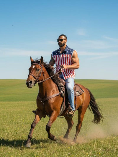 4th of July 250th Anniversary American Flag Vest