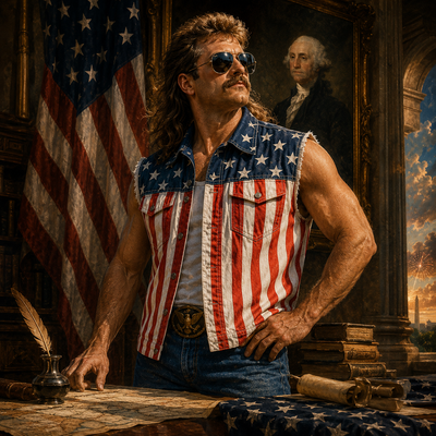4th of July 250th Anniversary American Flag Vest
