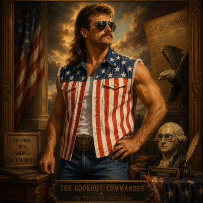 4th of July 250th Anniversary American Flag Vest