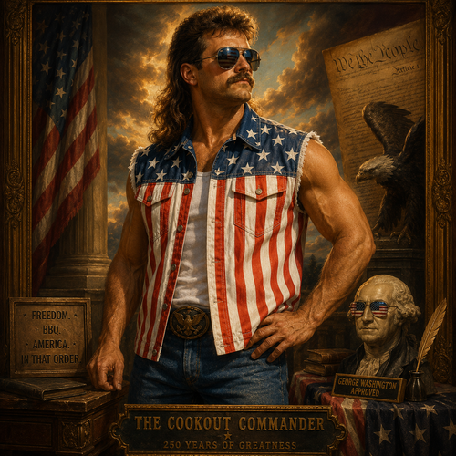 4th of July 250th Anniversary American Flag Vest